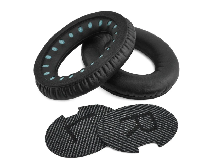 Black Replacement Ear Pads Cushions for Bose QuietComfort 35 QC35 I II Headphone