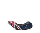 Tarramarra Vicky | Fiber Upper - Women - Loafer Oxfords Flats - Red/ White/Blue Glitter