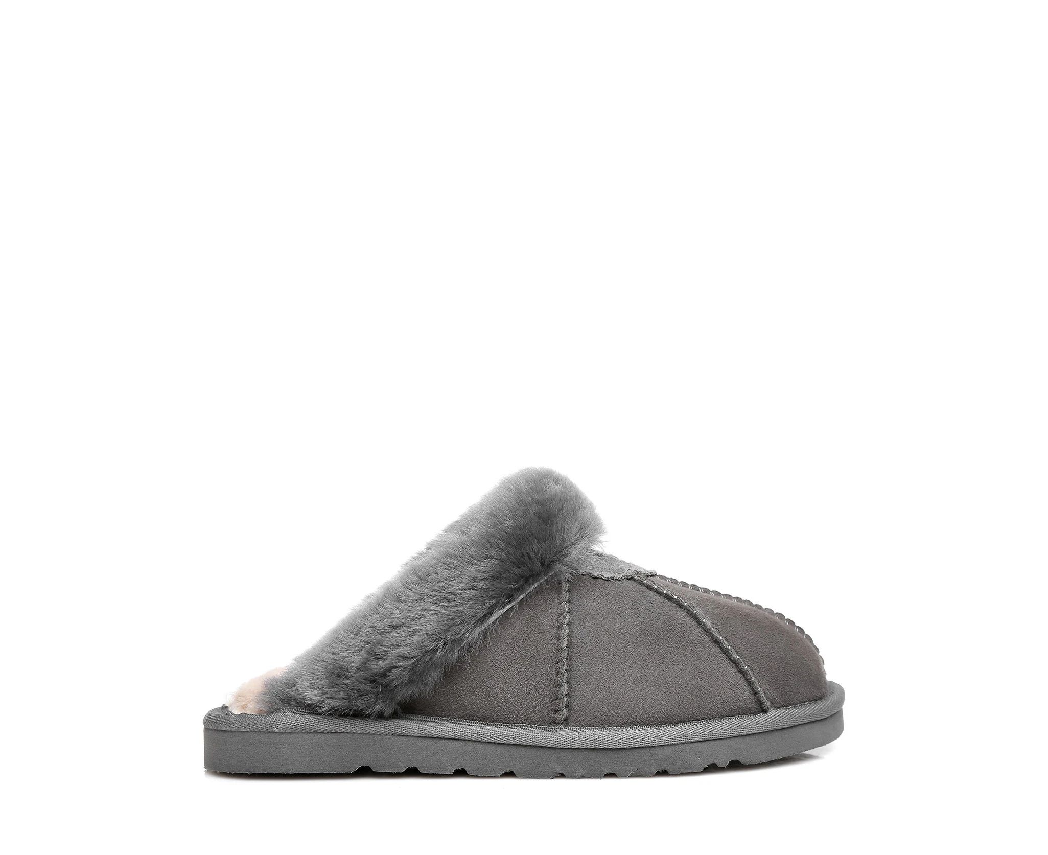 Ugg Australian Shepherd Robert | Double Faced Sheepskin Upper - Unisex - House Shoes - Grey