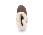 Ugg Australian Shepherd Twin Button | Cow Suede Upper - Women - UGG Boots - Chocolate