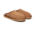 Ugg Australian Shepherd Bred Slipper | Cow Suede Upper - Men - House Shoes - Chestnut