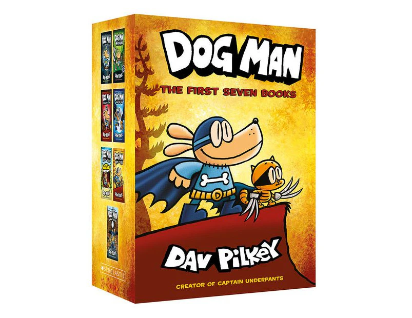 Dog Man 1 - 7 Book Box Set - Dav Pilkey