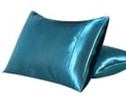 CleverPolly 48x73cm Satin Pillowcase 2-Pack - Teal 2