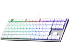 Cooler Master Masterkeys SK630 White Edition RGB Cherry MX Low Profile RED Switches