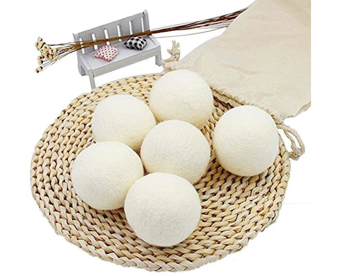 100% Natural Wool Dryer Balls Hand Made Engergy Saving 1000 Loads 3/6 Balls