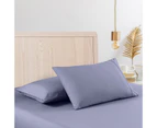 Casa Decor 2000 Thread Count Bamboo Cooling Sheet Set Ultra Soft Bedding - Lilac Grey