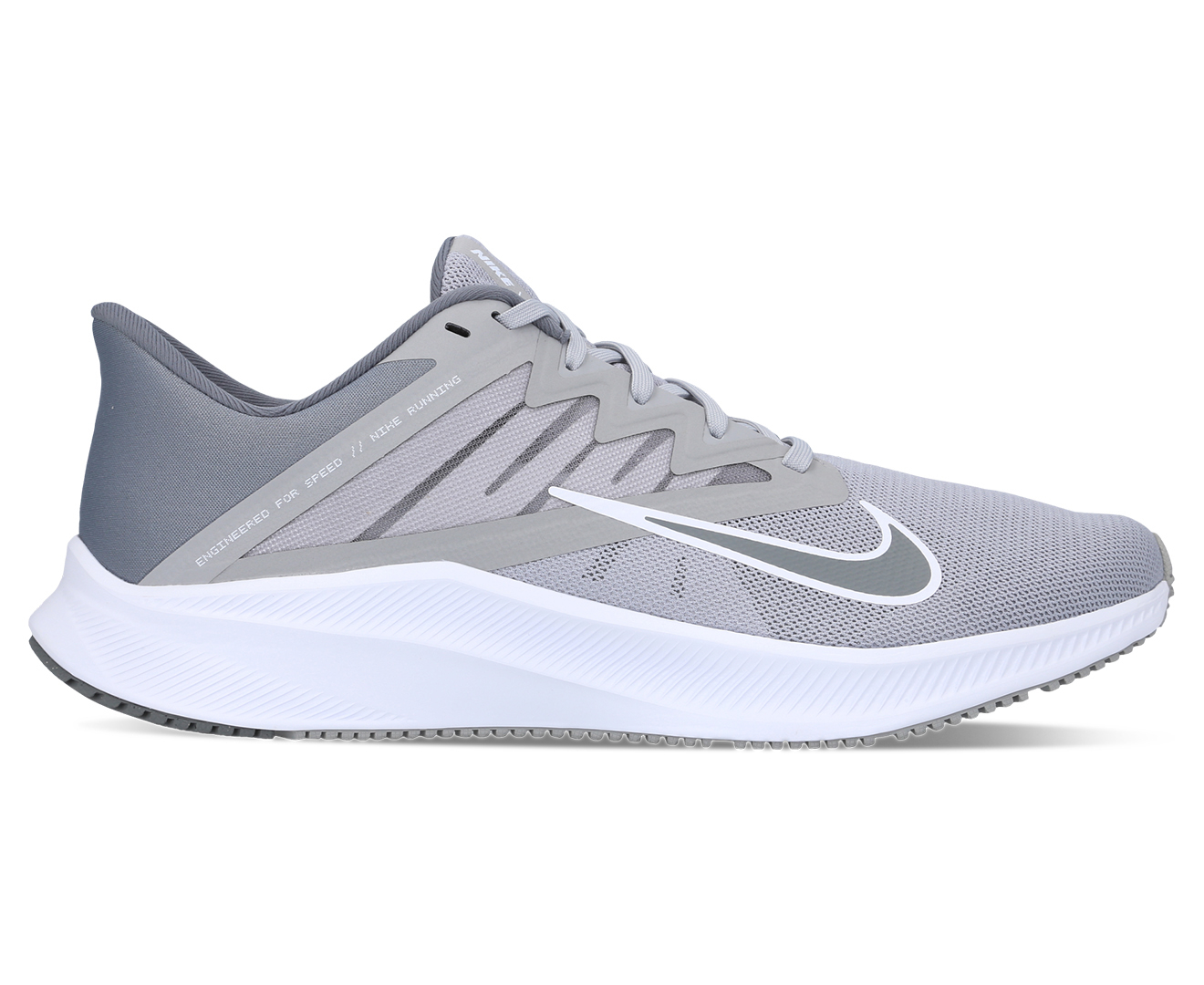 Nike Men's Quest 3 Running Shoes - Smoke Grey/White | Catch.co.nz