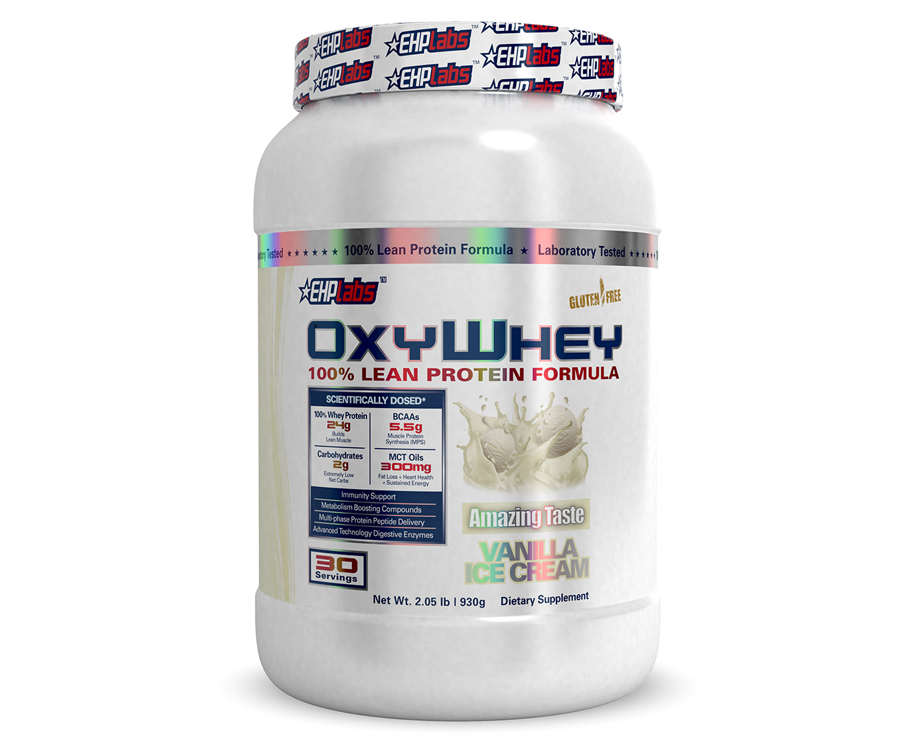 EHP Labs Oxyshred PreWorkout, Protein Powder &amp; Acetyl L