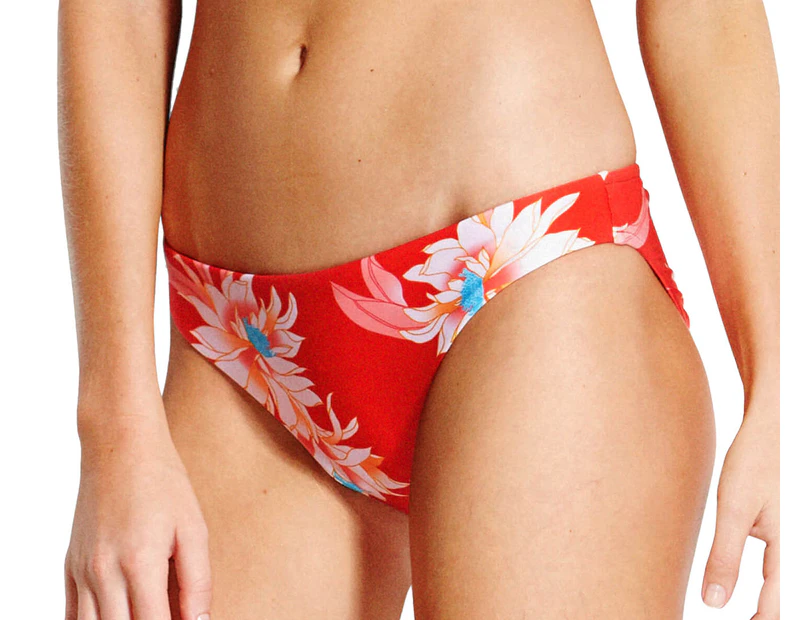 Seafolly Women's Desert Flower Hipster Bikini Pant - Chilli