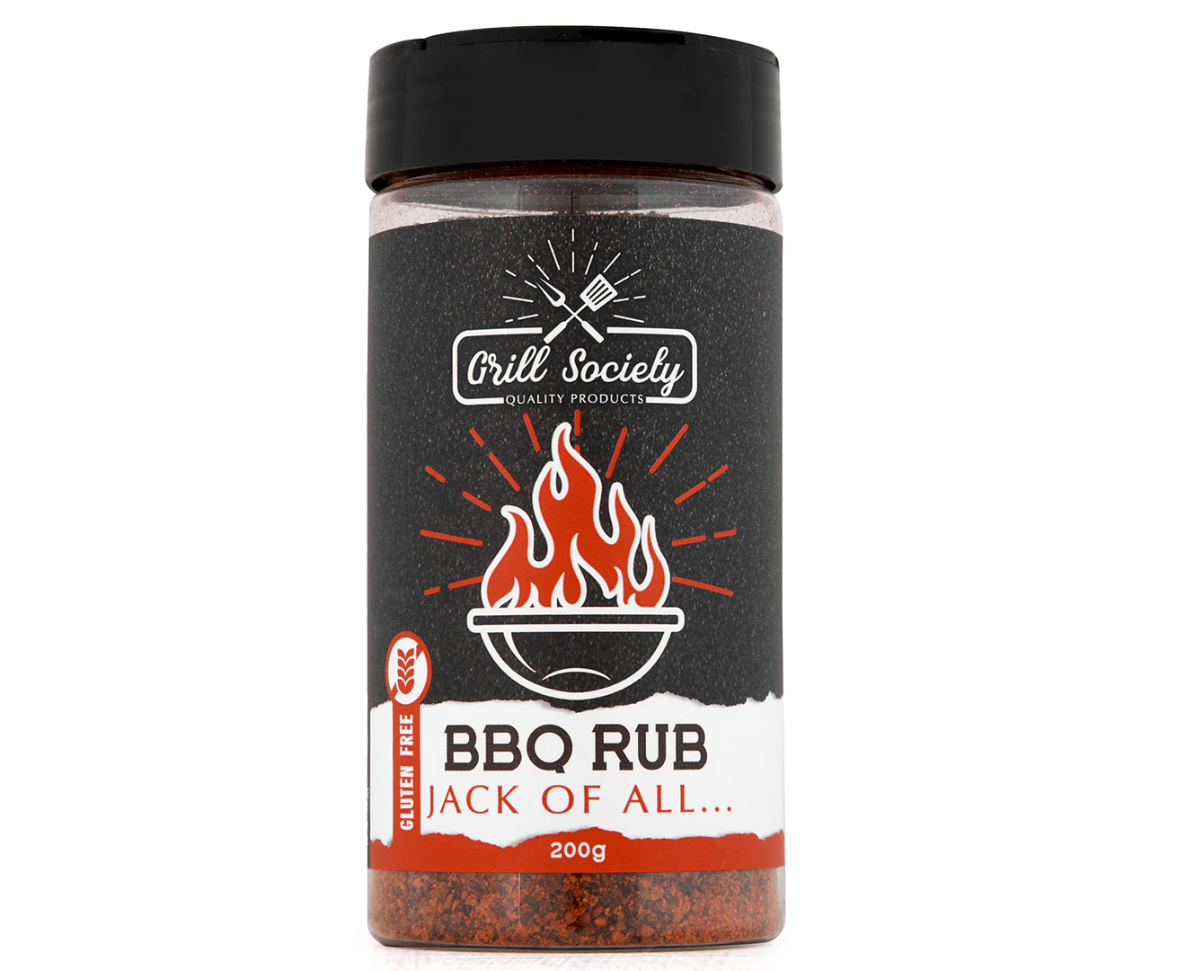 Grill Society BBQ Rub Jack Of All 200g Food/Kitchen Condiment/Marinade BBQ/Meat