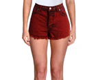 Free People Women's Shorts Sun Break - Color: Gypsy Red