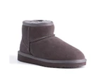 Aus Wooli Ugg Bondi Short Sheepskin Ankle Boot - Grey