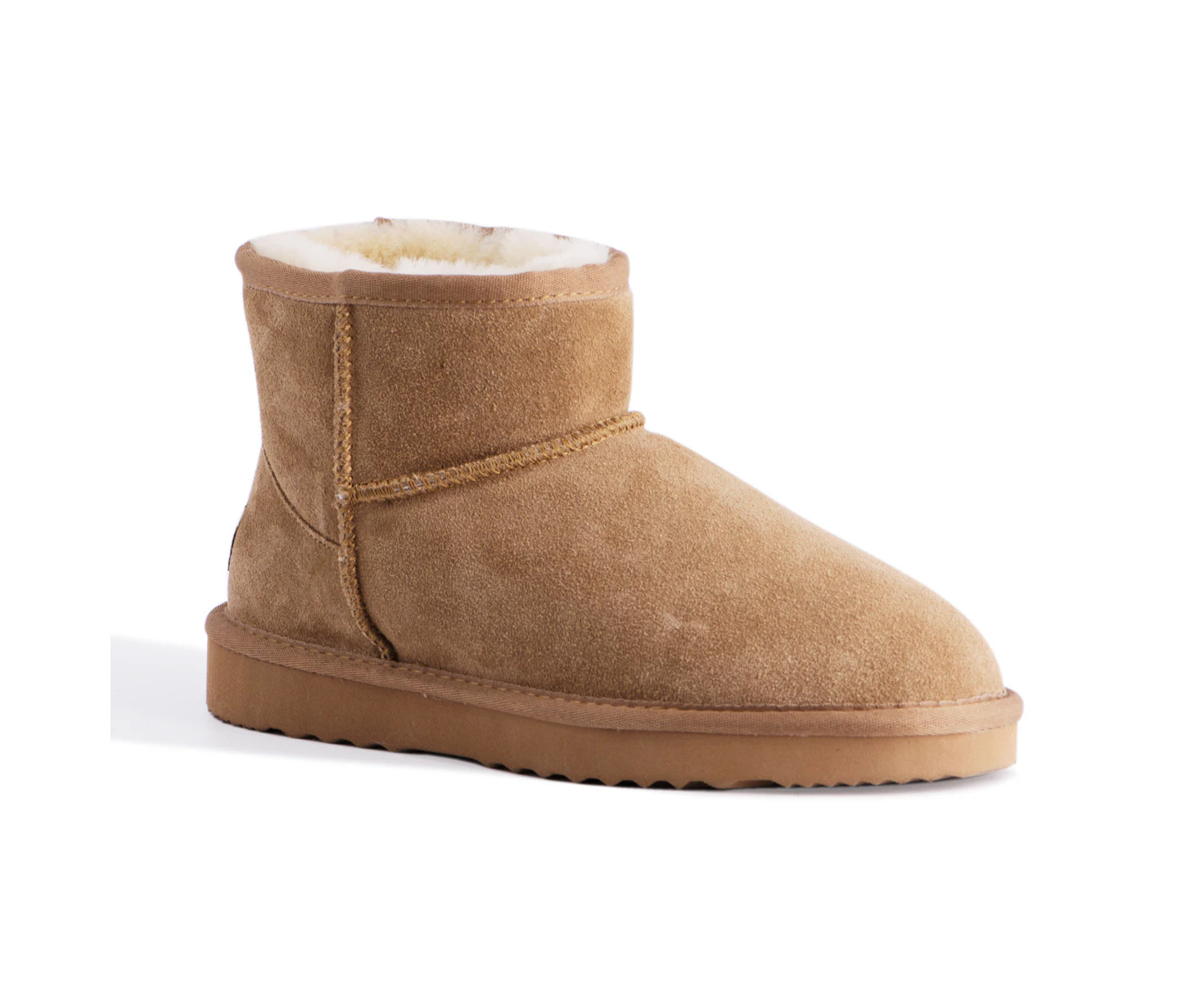 Aus Wooli Ugg Bondi Short Sheepskin Ankle Boot - Brown