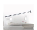 Round Chrome Stainless Steel Ceiling Shower Arm 600mm Wall connector