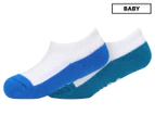 Bonds Baby Logo Low Cut Socks 2-Pack - White/Multi