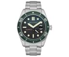 Spinnaker vintage croft Mens Analog Quartz Watch with Stainless Steel bracelet Green 1