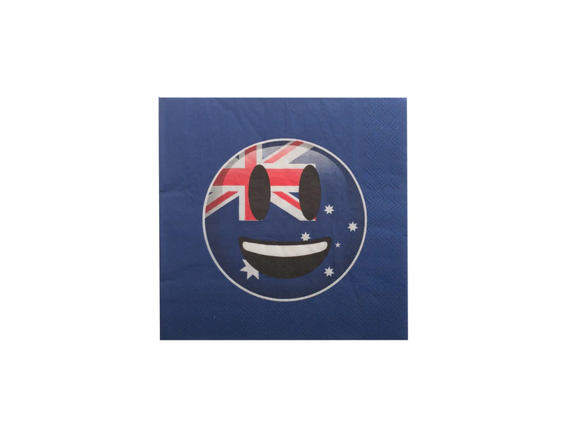 Happy Emoji Australian Novelty Napkins