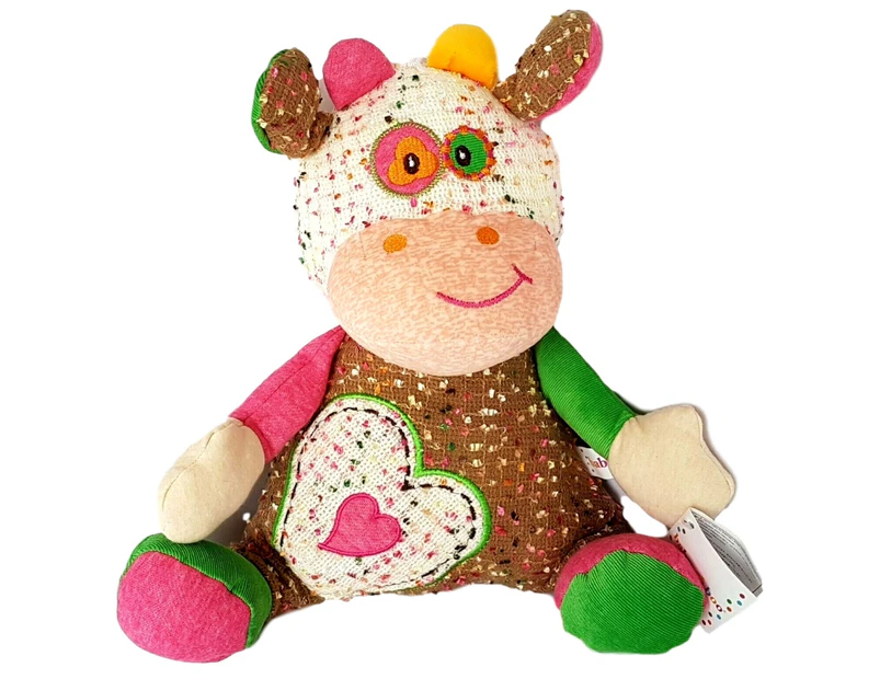 Baby Boo Cissy Cow Rattle Animal Friend Plush Toy 39cm