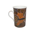Coffee Mug Aboriginal Design  - Colours of the Land Design - Colin Jones
