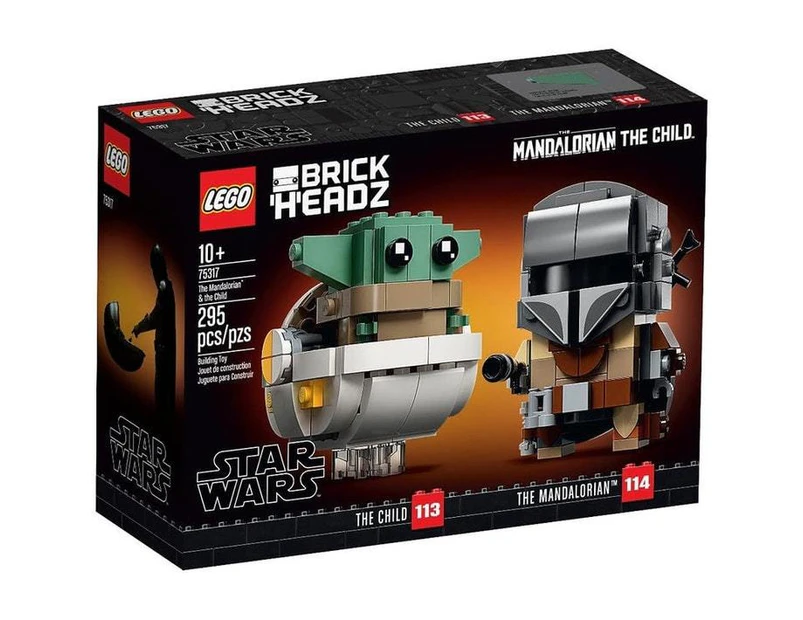 Lego Star Wars 75317 The Mandalorian & The Child Brickheadz