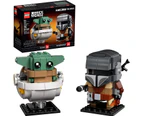 Lego Star Wars 75317 The Mandalorian & The Child Brickheadz