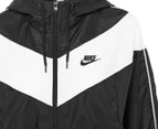 Nike Sportswear Women's Heritage Windbreaker Jacket - Black/White