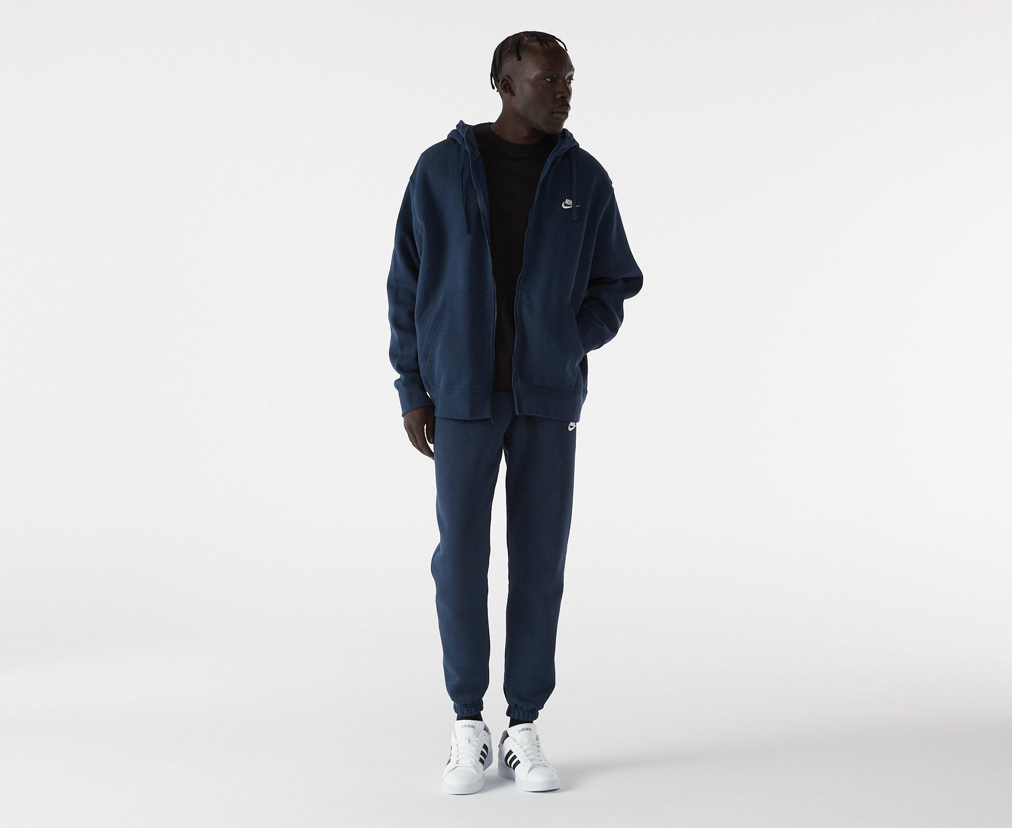 Nike Sportswear Club Fleece Overhead Hoodie - Navy