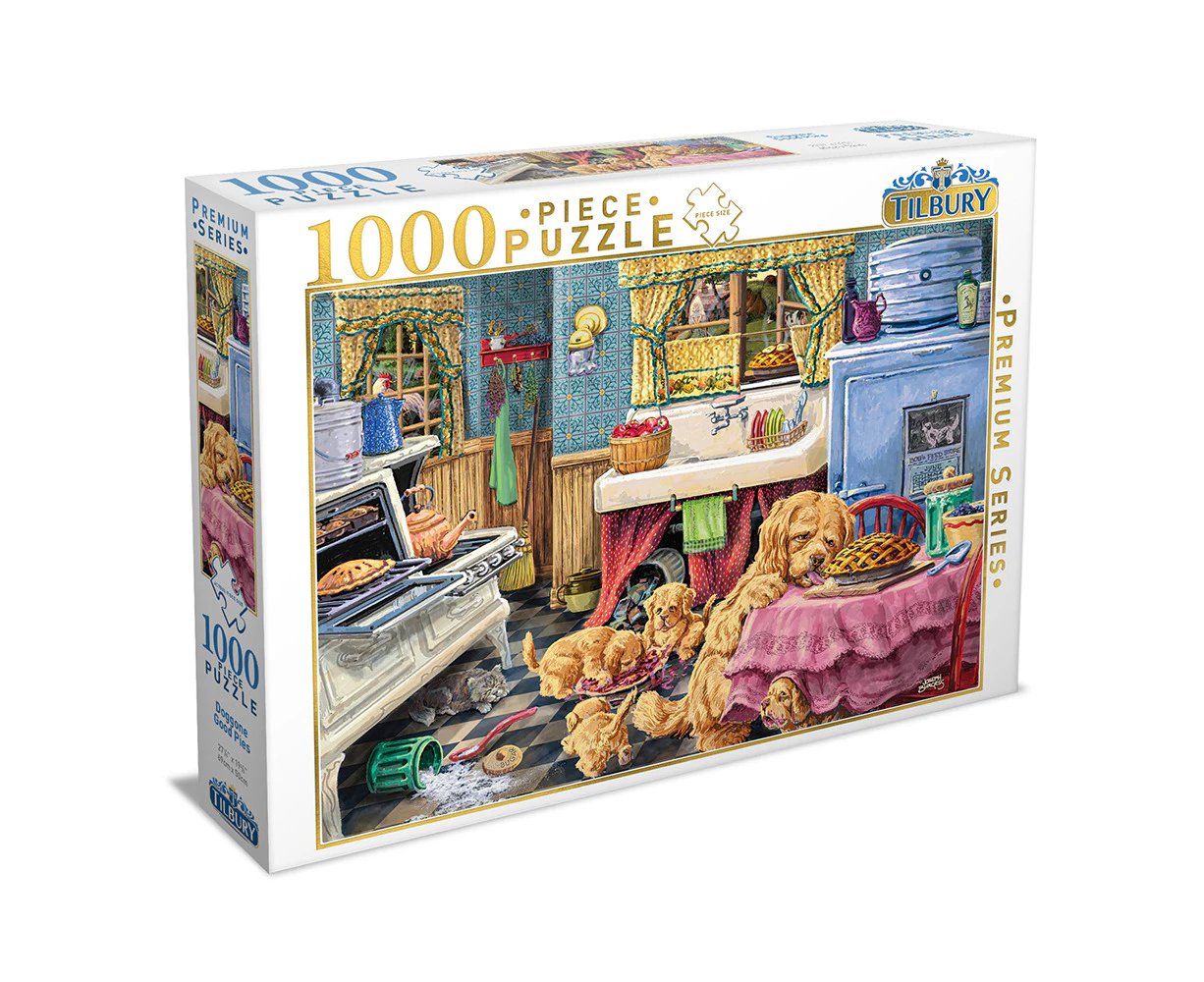 1000pc Tilbury Kids/Family Doggone Good Pies 69x50cm Jigsaw Puzzle Toy/Game 8y+