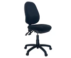 AT Office Delta High Back Commercial Grade Office Chair - Black