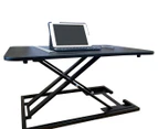 AT Office Sonic GT Height Adjustable Sit to Stand Desk Riser- Black