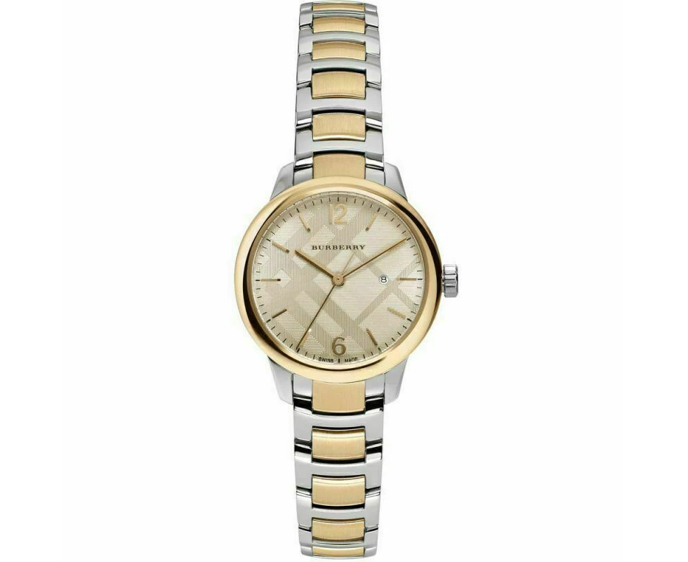 Burberry BU10118 Classic Swiss Made Two Tone Women's Watch