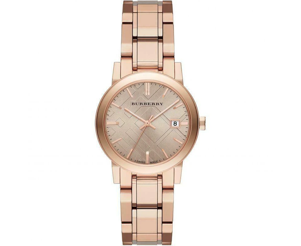 Burberry BU9135 Brown Rose Gold Stainless Steel Analog Quartz Women's Watch