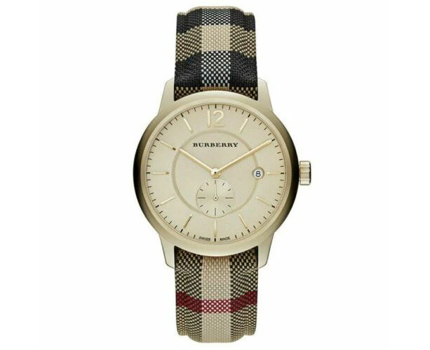 Burberry BU10001 Gold Dial Unisex Watch