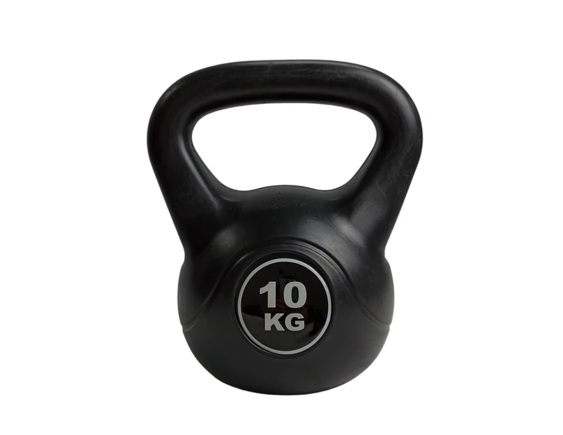 1x 10KG Kettlebell Kettle Bell Weight Exercise Energetics Home Gym Workout