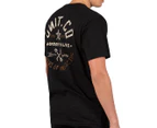 Unit Men's Repairs Tee / Tshirt / T-Shirt - Black