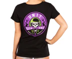 Unit Women's Hell Raiser Tee / Tshirt / T-Shirt - Black