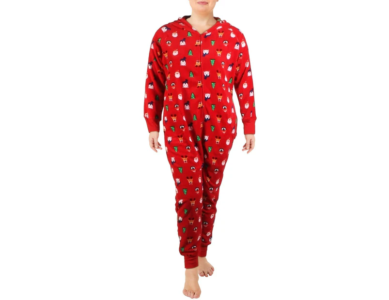 Family Pjs Women's Sleepwear & Robes One-Piece Pajamas - Color: Santa