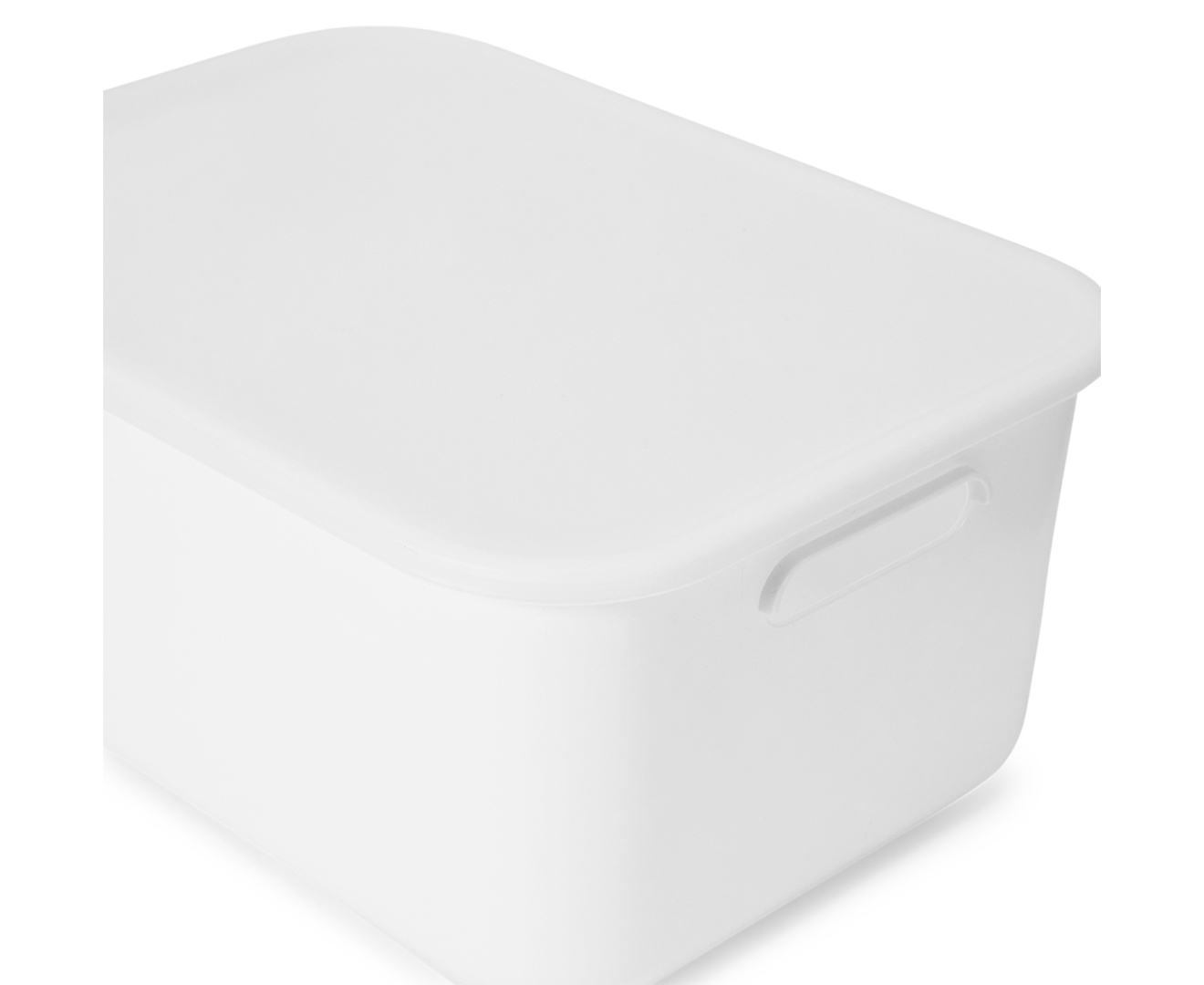 Anko by Kmart Small Plastic Storage Box w/ Lid - White | Catch.com.au
