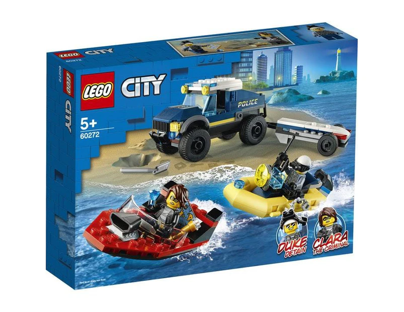 Lego City 60272 Police Boat Transport