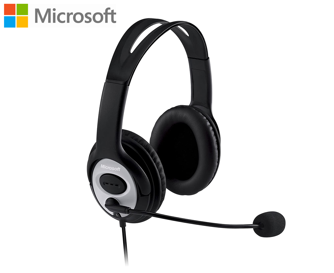 Microsoft LX 3000 LifeChat USB Headset Black M tch