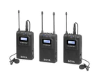 Boya BY-WM8 Pro-K2 UHF Dual Channel Wireless Microphone System