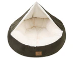 Charlie's Cushioned Snookie Pet Bed - Olive