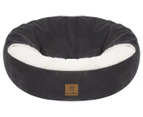 Charlie's Cushioned Snookie Pet Bed - Charcoal