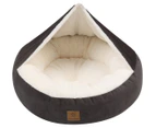 Charlie's Cushioned Snookie Pet Bed - Charcoal