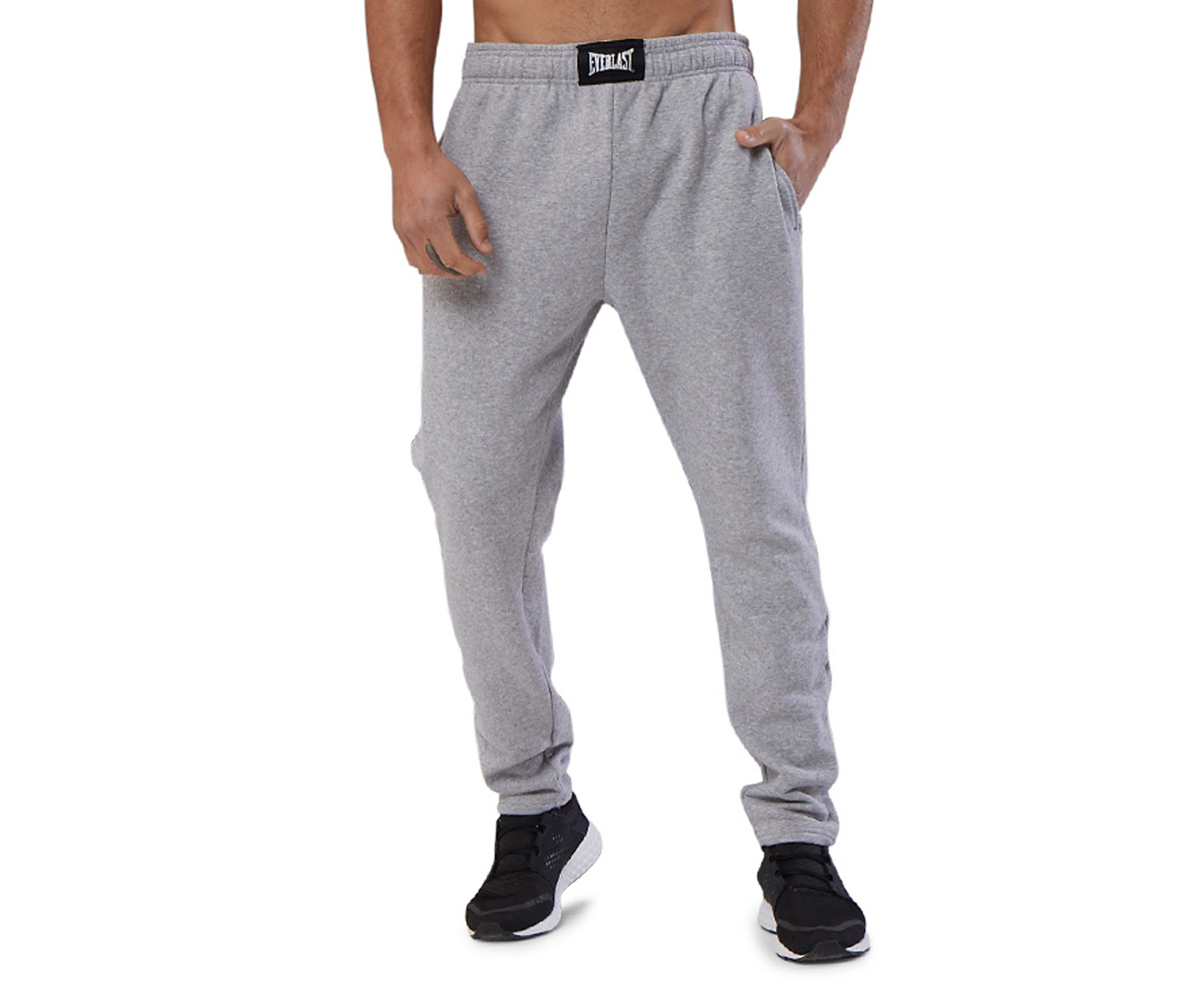 Everlast Men's Straight Leg Trackpants / Tracksuit Pants - Grey Marle ...