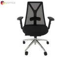K2 Anchor Mesh Chair w/ Armrests - Black