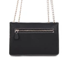 GUESS Raffie Jacquard Convertible Crossbody Bag - Black