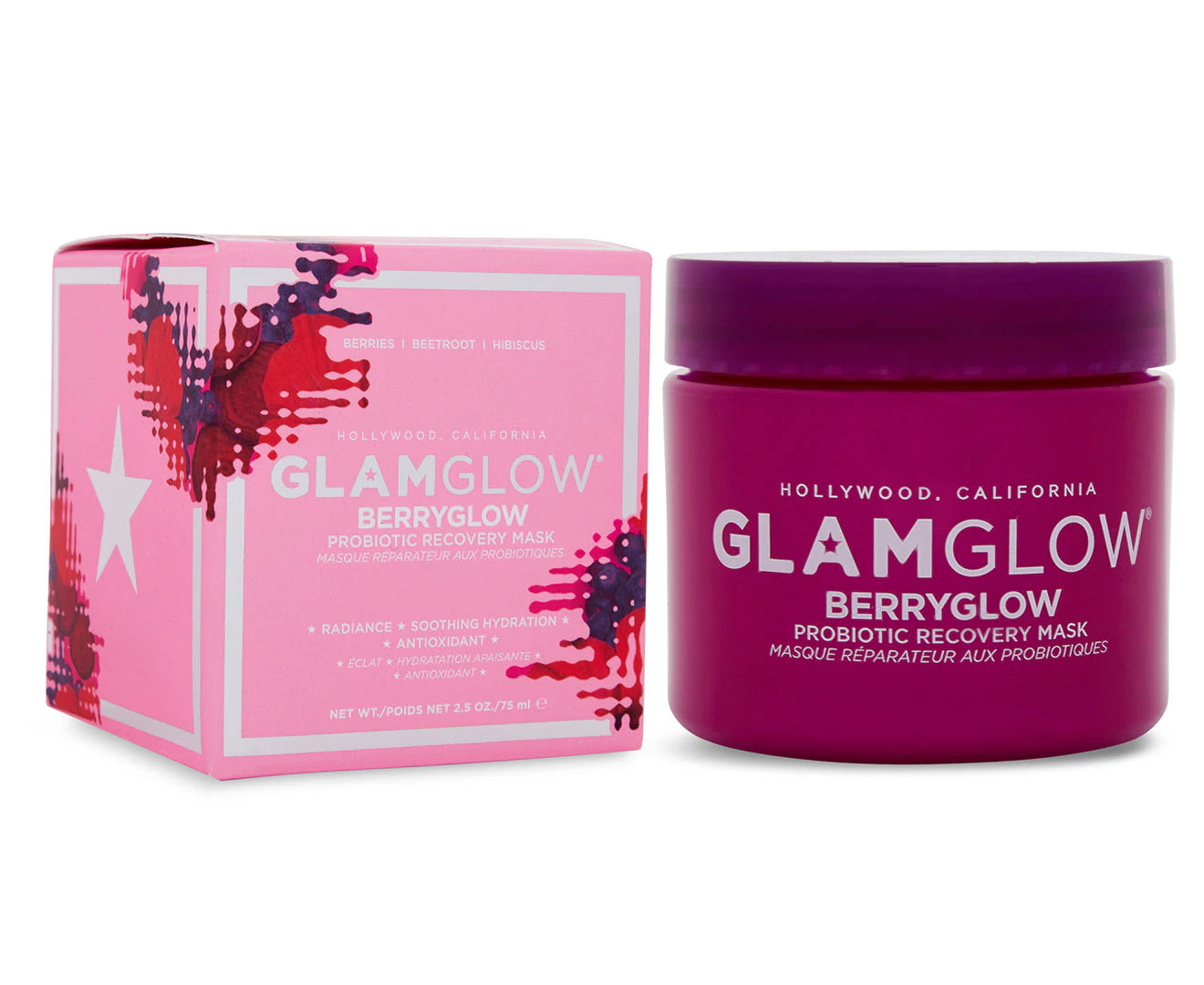 Glamglow Berryglow Probiotic Recovery Mask 75mL