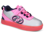 Heelys Girls' Pow X2 Lighted Skate Shoes - Pink/Navy