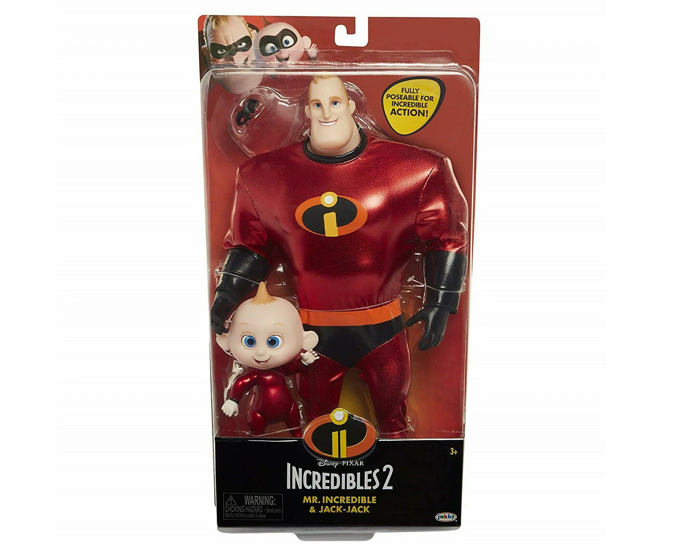 The Incredibles 2 Mr. Incredible & Jack-Jack Action Figure Pack